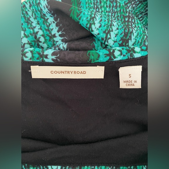 🦋 Last day 🦋 , Country Road greens and black dress , size S , - Picture 2 of 4
